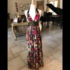 NWT French Connection Floral Halter Dress 0/2